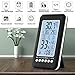 MIEO Round Panel Mount Thermometer and Hygrometer for Furniture/Cigar Box/Wine Cabinet HH654