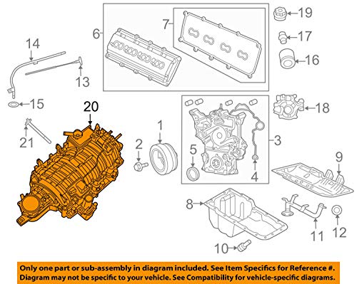 1 Chrysler+Durango+Engine+Intake+Manifold