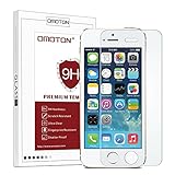 Omoton 9H Hardness Full Screen Tempered Glass Screen Protector for Apple iPhone SE / 5S / 5 / 5C