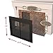 Pleasant Hearth Fillmore Glass Firescreen, Width: 30