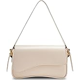 Shoulder Bag for Women Trendy Purse PU Leather Hobo Handbags Clutch Saddle Bag with 2 Removable Stra