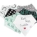 Baby Bandana Drool Bibs for Drooling and Teething - By BG Mini 6 Pack for boys Absorbent Organic Cotton Perfect Bibs - 100% Absorbent Babies & Toddlers - Shower Gift