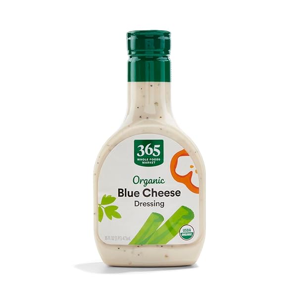 365 BY WHOLE FOODS MARKET, ORGANIC BLUE CHEESE DRESSING, 16 OZ