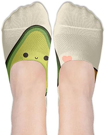 Cute Avocado Fashion No Show Socks Cotton Socks For Women