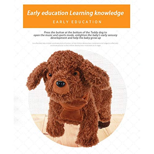 Realistic Teddy Dog Lucky, for Kids, Newest Realistic Figure Toy Dog