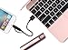 HomeSpot Charger, 5 Inches Short 2-in-1 8pin & Micro USB 8 Pin Compatible with iPhone 7 Plus 6S 5, iPhone SE, iPad 4 Air 2 Mini 4 3 iPad Pro (1 Pack - Black)