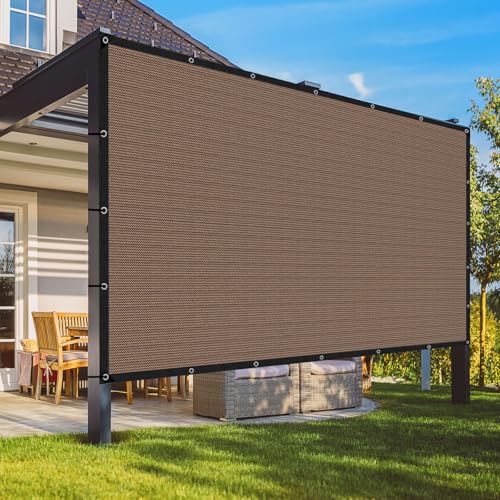 Outdoor shading net, sun protection net, 85% UV, breathable shade fabric with border, with eyelets, shade for wind cover, sand, garden, pergola, terrace, pet house.