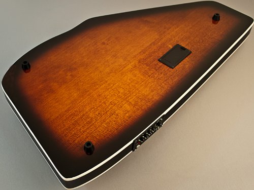 NEW OSCAR SCHMIDT AUTO-HARP OS110 21FNE QUALITY FLAMED ELECTRIC AUTOHARP w CASE - Thumbnail 2