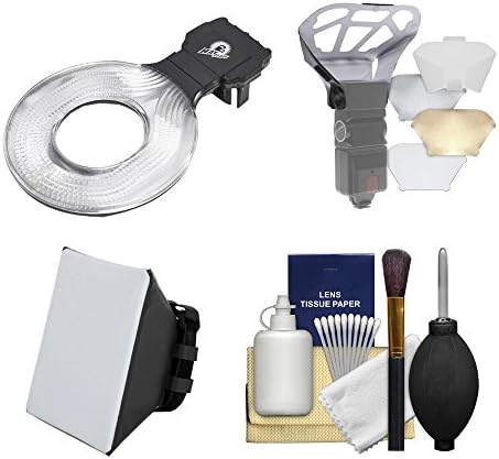 Ray Flash Universal Ring Flash Adapter (Large) with Diffusers &amp; Cleaning Kit