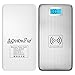 ActionPie Qi Wireless 12000mAH Power Bank with Dual USB Port and LCD Display for Galaxy S6, iphone6 - Silver