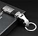 Mehr Jaguar Genuine Leather Key Chain - Elegant Keychain - Key Ring (Black)