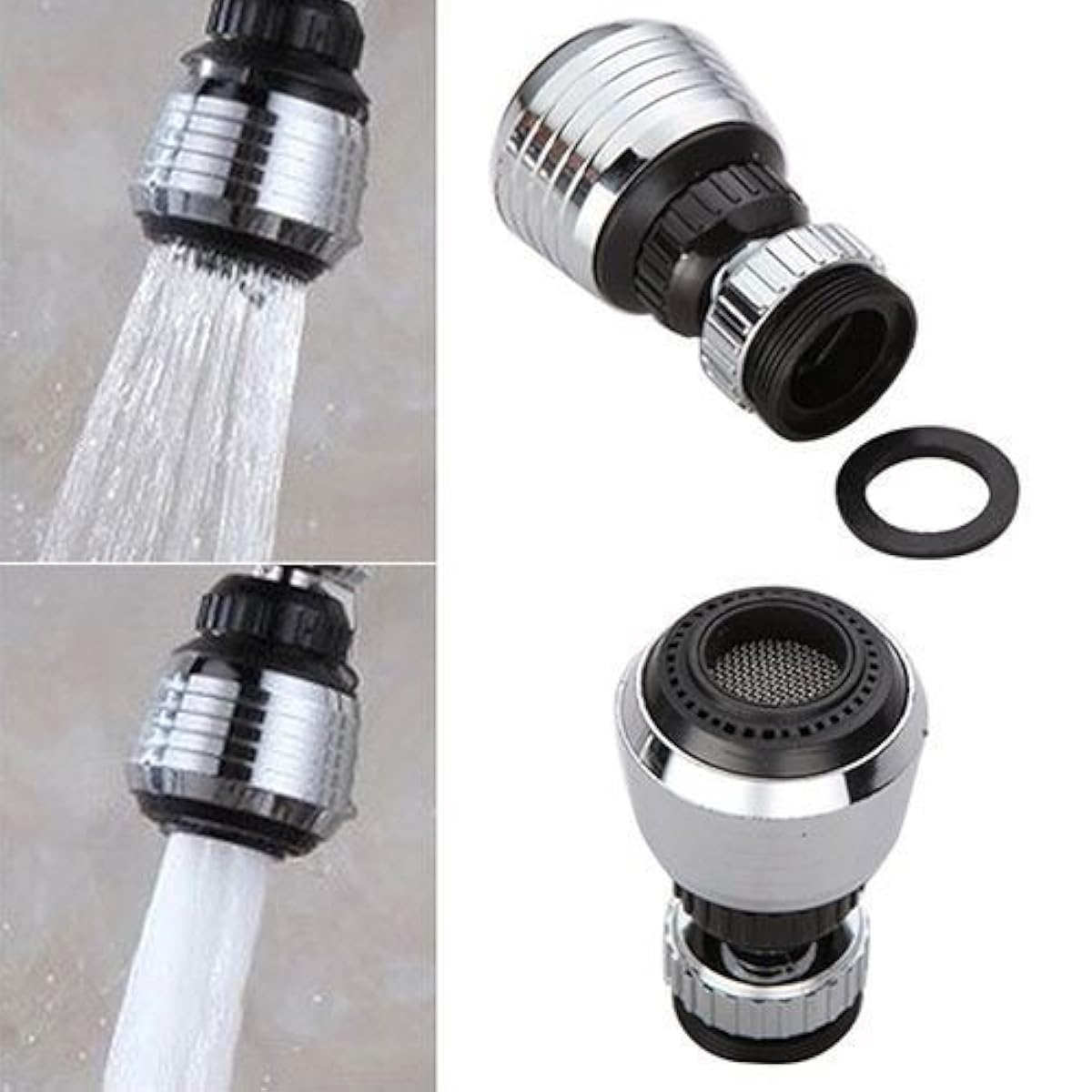 Kitchen Water Saver Tap 360 Rotate Swivel Faucet Nozzle ...