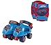 PlayWheels Ultimate Spider-Man Kids Roller Skates with Knee Pads - Junior Size 6-12