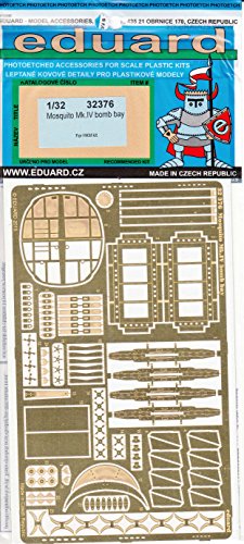 EDU32376 1:32 Eduard PE - Mosquito Mk.IV Bomb Bay Detail Set (for use with the HK Models kit) MODEL KIT ACCESSORY