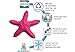 WowieStar - USA FDA Compliant Medical Grade Silicone Baby Teether, Teething toy, Pink - Super Nova, Reduce Tooth Ache, Massage Sore Gum, Perfect Baby Gift, Baby Shower Gift, Made in USA, fun bath toy
