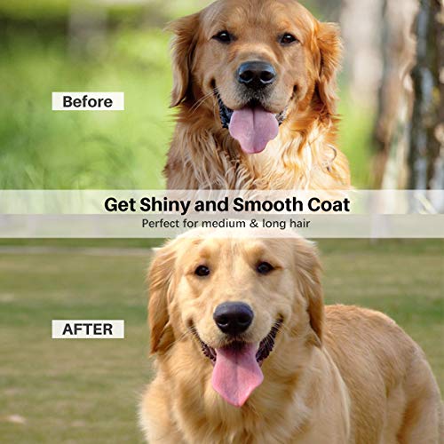 image for BOIFUN Pet Grooming Combs, Professional Dog Brushes for Loose Shedding