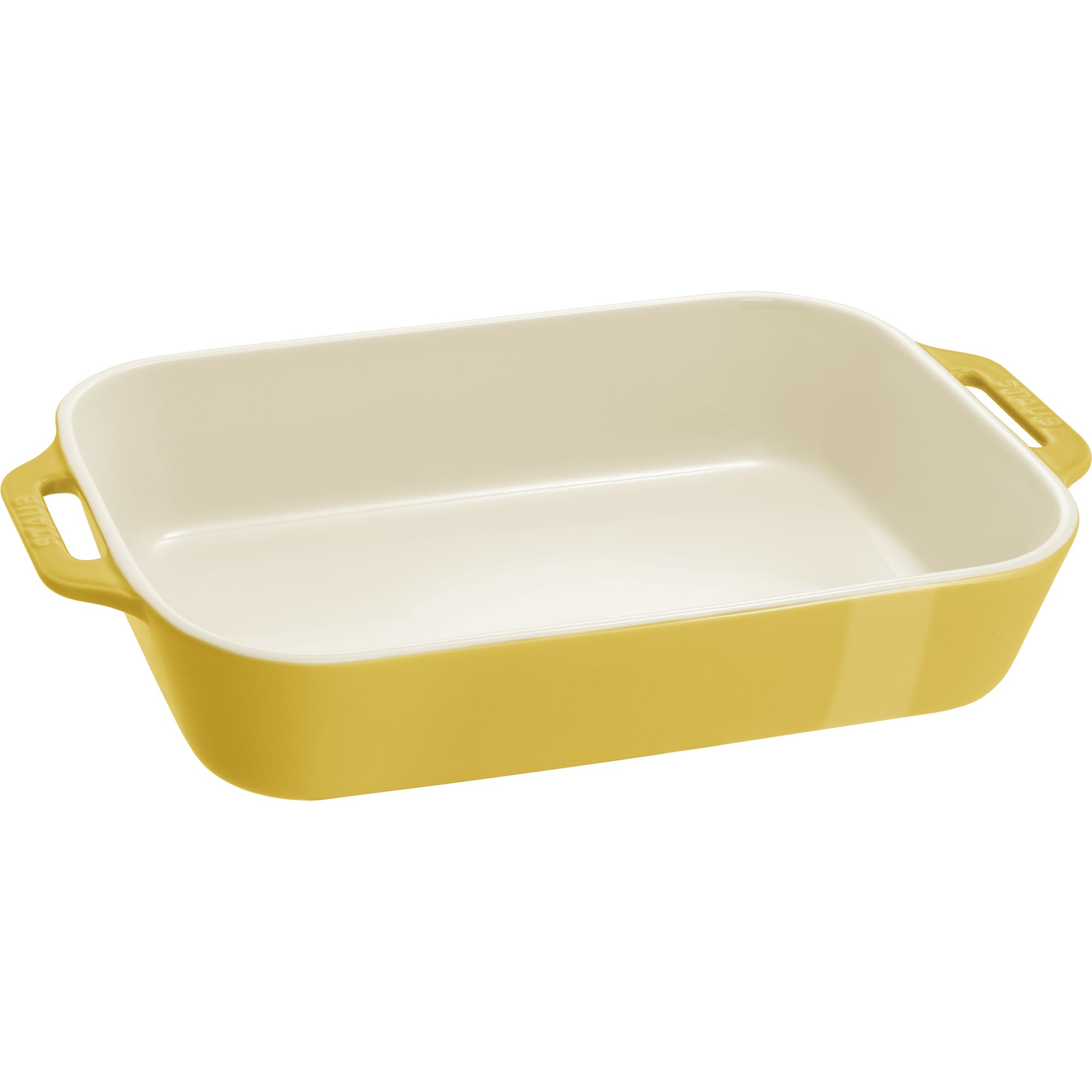 STAUB Ceramic 3-pc Rectangular Baking Dish Set - Citron