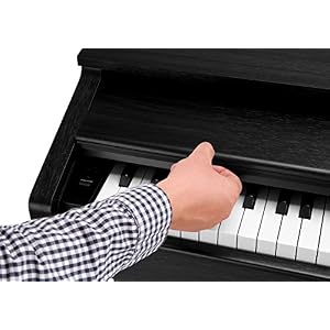 Classic-Cantabile-DP-210-SM-E-Piano-SET-inkl-Bank-Kopfhrer-Schule-Digitalpiano-88-Tasten-Hammermechanik-Kopfhreranschlsse-USB-Metronom-3-Pedale-Piano-fr-Anfnger-inkl-Noten-schwarz