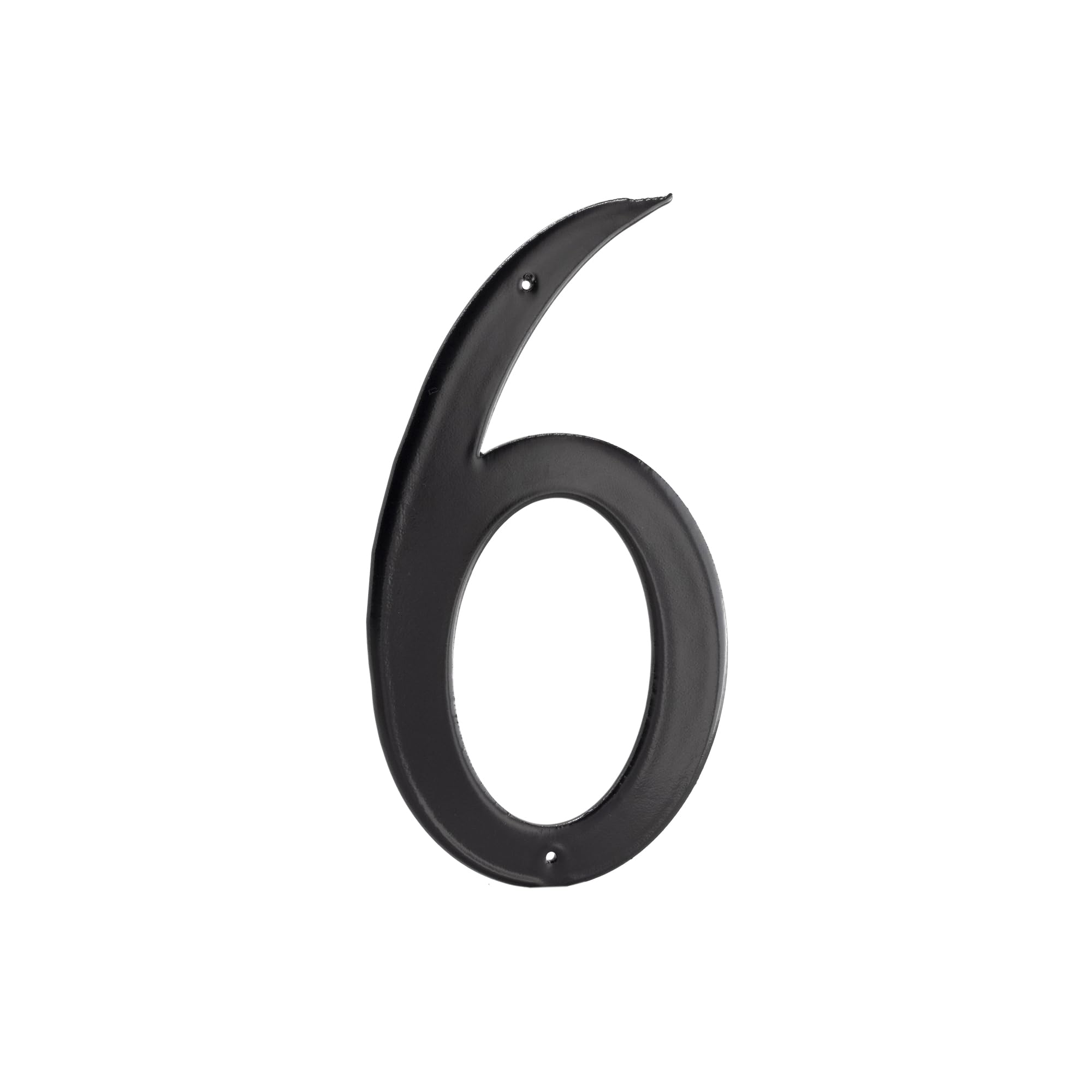 Montague Metal Products Standard Font Individual House Number, 6, 12-Inch