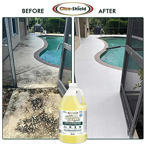CitraShield Outdoor Cleaner House Cleaner Exterior Cleaner Green