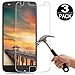 [3 Pack] Moto Z2 Force Screen Protector Tempered Glass [9H Hardness][Bubble Free] HD Clear Tempered Glass Screen Protector Film for Motorola Moto Z2 Force Edition/Moto Z Force (2nd Generation)