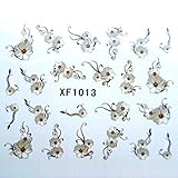 ZGY Fashion Elegant Daisy Flower Nail Water Decals Art Transfer Stickers Nail DIY Decoration