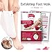 Foot Peel Mask 3 Pack, Exfoliating Foot Masks, Natural Exfoliator for Dry Dead Skin, Callus, Repair Rough Heels for Men Women
