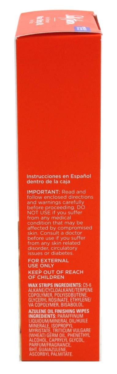 Sally Hansen Hair Remover Wax Strip Kit For Face (Pack of 2)
