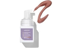 Undone Beauty Glowed Up Foolproof Ultimate Facial Tanning Foam with Buildable Self-tan Color and Guide Color for Flawless Blends - Vegan and Cruelty, Paraben, & Gluten Free - Medium