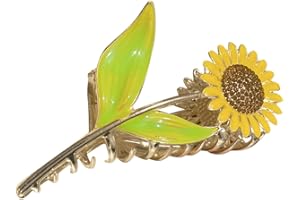 NOLITOY Sunflower Claw Clip Cute Hair Clamp Flower Hair Clips for Women Styling
