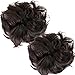 2pcs Hair Bun Extensions Wavy Curly Messy Donut Chignons Hair Piece Wig Hairpiecethumb 1
