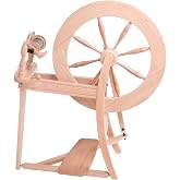 Traditional Spinning Wheel Natural