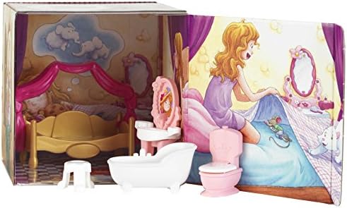 Theo Klein 5108 "Princess Coralie" Bathroom Set including Four-Poster Bed (5-Piece)