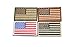 American Flag Velcro Tactical Patches Four Pack - Show Your American Pride on Hats, Backpacks and Uniforms