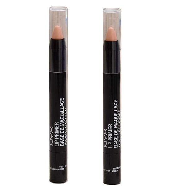 PACK OF 2 NYX LIP PRIMER, DEEP NUDE LPR02