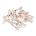 Aokbean Mixed Set of 30 Large Skeleton Keys in Rose Gold - Set of 30 Keys
