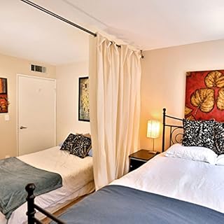 Roomdividersnow Muslin Room Divider Curtain 8ft Tall X 10ft Wide