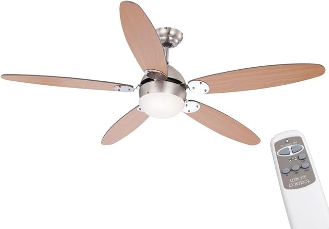 Deckenventilatoren LED Design Decken Lüfter Ventilator Lampe Metall