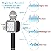Shendong Wireless Bluetooth Karaoke Microphone with Built-in Speaker for Kids/Adults/Solo/Individual Singing/Small Party/Home KTV