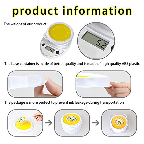 6 GooMart+Colors+Washable+Rubber+Stamps