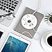 Travel Power Strip, TESSAN Power Strip with USB, 3 Outlets 3 USB for Cruise Trip, Portable Desktop Charging Station 5 Ft Extension Cord, for Business Trip, Home and Hotel