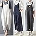 Celmia Womens Casual Loose Bib Baggy Overalls Jumpsuit Pants Plus Size Cotton Romper