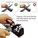 Goodia Kitchen Knife Sharpener, 3 Stage Manual Knife Edge Sharpener Diamond Tungsten Ceramic Slots, Non-Slip Base Sharpening System