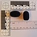 Compete Audio CA525 Small Foam Microphone Windscreens (Microphone Covers) 3-Pack for Telex Airman, Other Headset/Lapel (Lavalier)