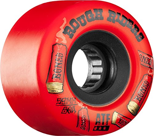 Bones Wheels ATF Rough Rider Shotgun Red Skateboard Wheels -