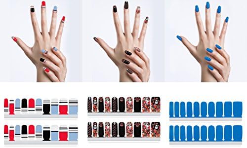 Angel Beauty - Premium Nail Wraps - Funny Pony, 3 Packs, 60 Nail Wraps, Salon Effect, Instant Manicure, Zero Dry Time, Long Lasting With Different Sizes for Fingers or Toes