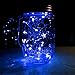 Yitee 6 PCS 6 Colors LED String Light, Battery Powered 20 Micro Starry LED Silver Copper Wire Lights, Best for Home Party Mason Jar Bottle Decor Mood Lights Mother's Day Gifts Decoration