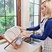 Artmeer Collapsible Bamboo Dish Rack, Holding Plate Holder, Cup Drying Strainer