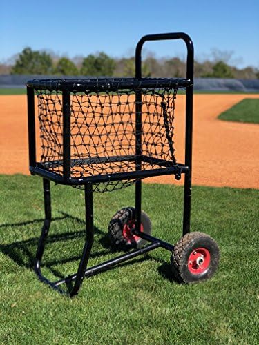 GAMERS SPORTS GROUP Baseball Wheeled Ball Carry Basket 1 1/4" OD 18 Gauge