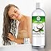 Fractionated Coconut Oil - Pure USA Expeller Cold Pressed & Hexane Free - Best Therapeutic Grade Carrier Oil for Essential Oils Aromatherapy & Massage - Food Grade MCT - 12 Ellie's Recipes (16 oz)